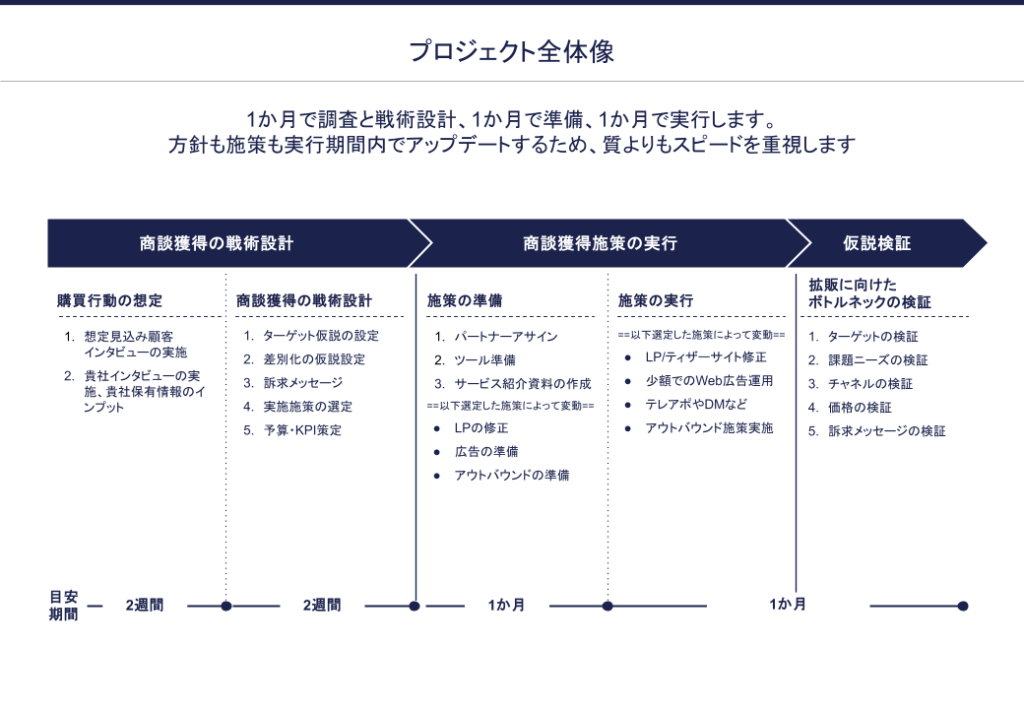 図版：プロジェクトの全体像