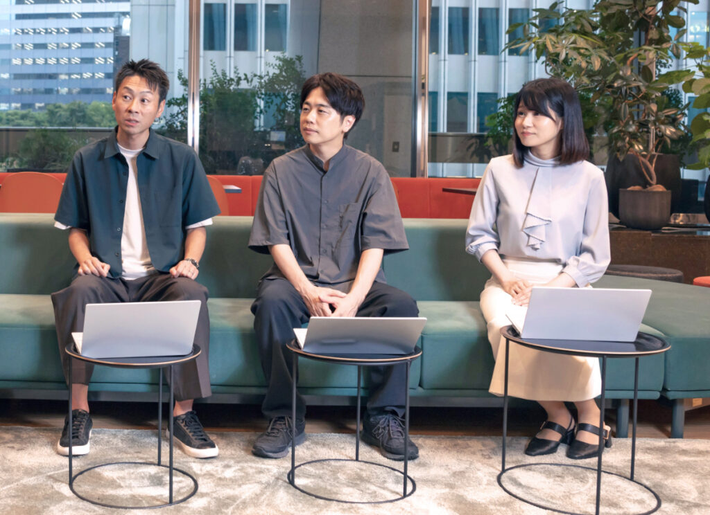 写真：インタビューに応じる損保ジャパンのみなさま