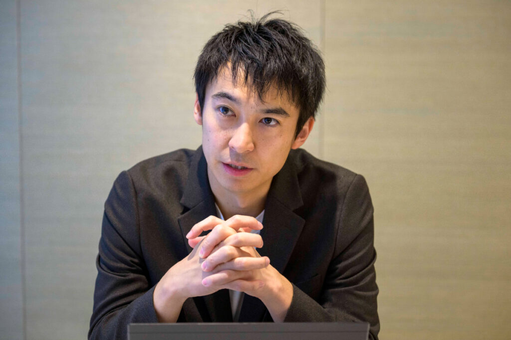 写真:インタビューに応じる三井不動産の藤枝さん