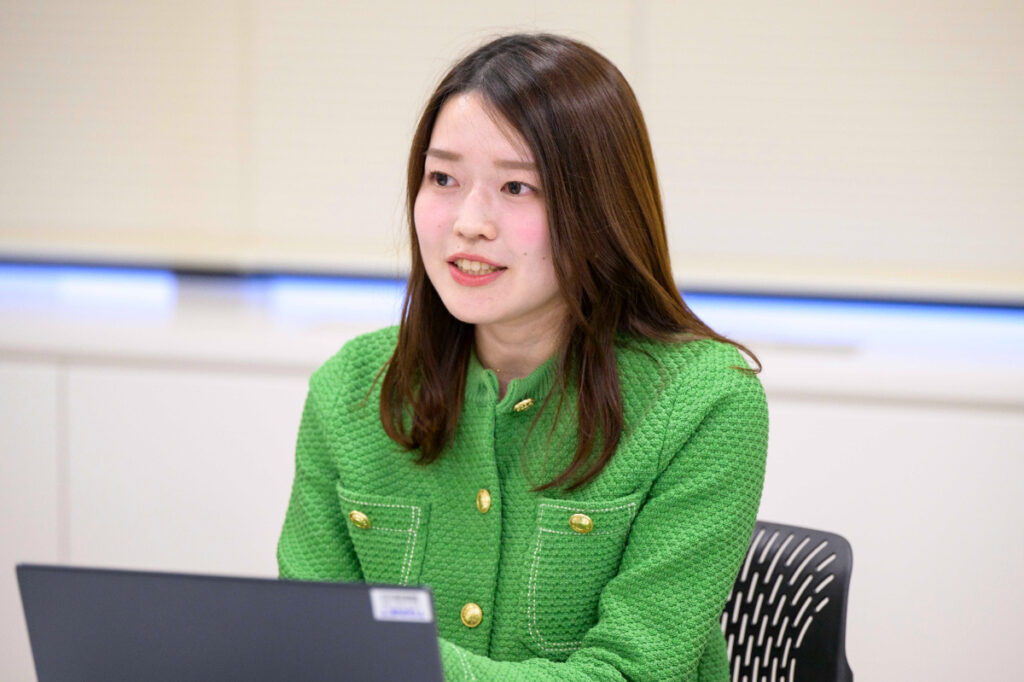 写真:インタビューに応じる東京ガスのCさん