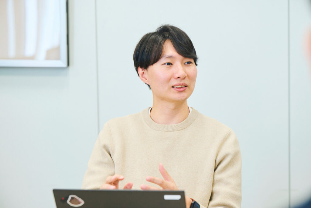 才流の顧客である商船三井伏野さんのインタビューカット