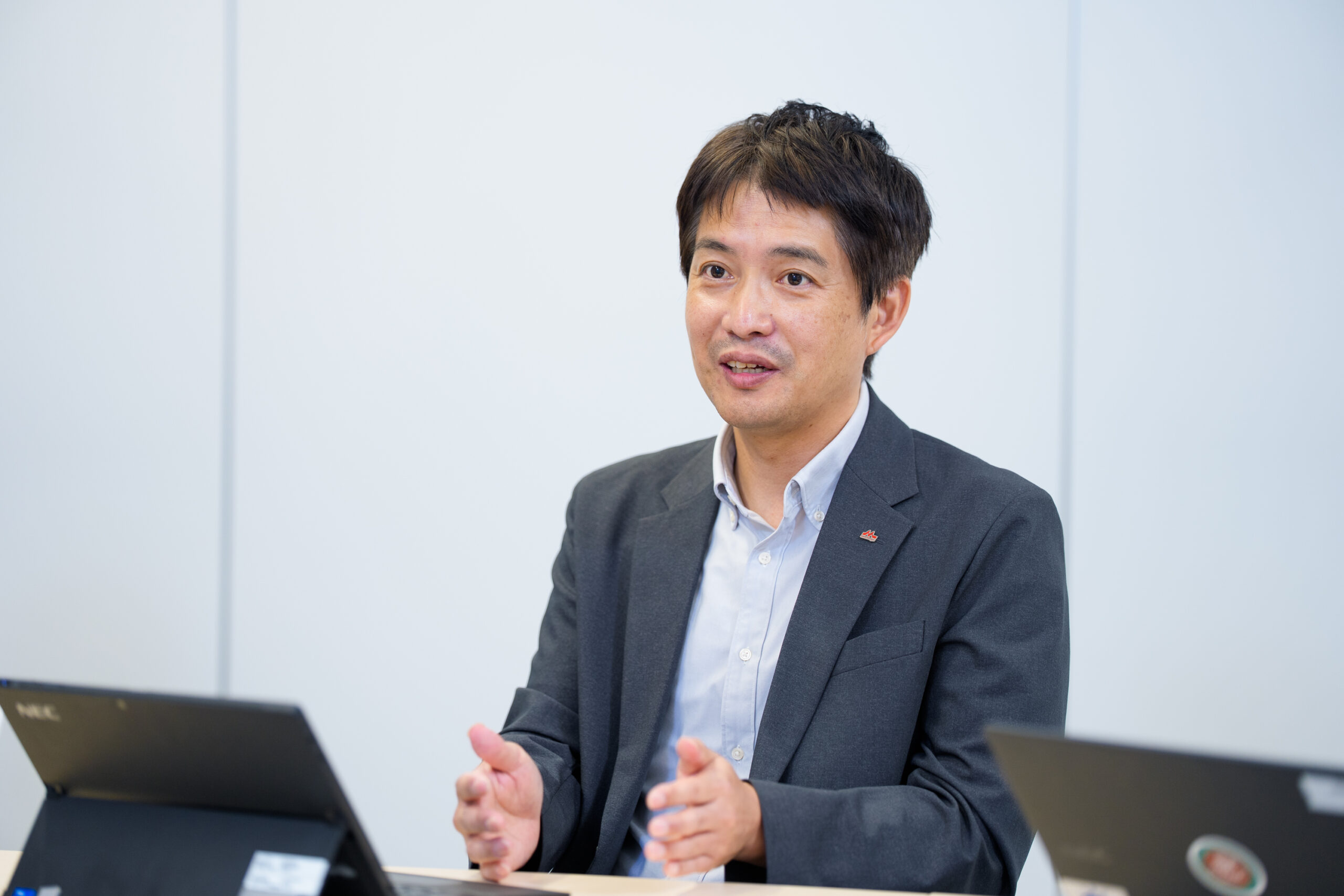 森永乳業株式会社 長谷川 亮輔さんのインタビューカット